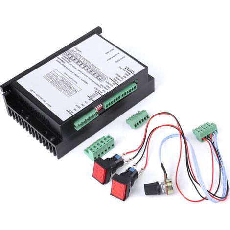 Carte de contrôle de vitesse pour moteur CC à balais 2000 W AC20-110 V, régulateur PWM PLC (1/5)