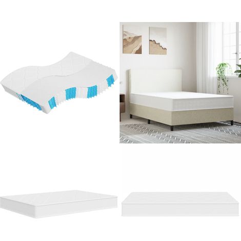 Matelas à ressorts ensachés dureté moyenne 140x200 cm - Matelas à ressorts - Matelas à ressorts ensachés moyennement ferme (1/5)
