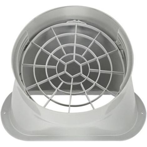 Abluftschlauchanschluss für mobile Klimageräte, universeller Fensteradapter, flache Öffnung (150) + nagetiersicheres Gitter (1/5)