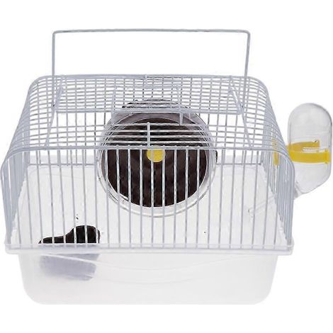 Tragbare Futterstation für Hamsterkäfige, Rennmäuse, Zuhause, Rot-Coffee (1/5)