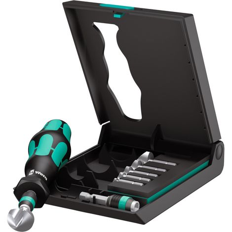 Wera Jeu d’embouts fraisesà chanfreiner en coffret robuste, 8 pièces