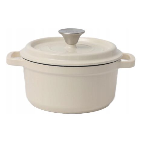 Pentola in ghisa Tierra 24cm 4L Crema NOIS (1/5)