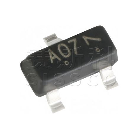 LRC Leshan LP3407LT1G SOT-23 Silkscreen A07 P-channel MOSFET -30V -4.1A Electronic Component Chip 5pcs (5pcs)