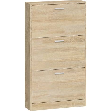Scarpiera scarpiera mobile portaoggetti ingresso corridoio soggiorno 59 x 17 x 108 cm multistrato marrone 020021526