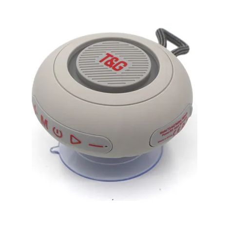 (TG442 Gris) Enceinte Bluetooth pour salle de bain, caisson de basses sans fil, mini enceinte Bluetooth d'extérieur (1/5)