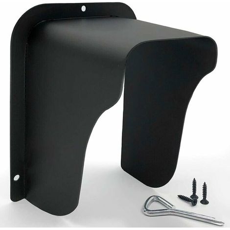 Waterproof metal cover for doorbell, door lock, intercom, outdoor doorbell, rain cover protects the device from sunshine and raindrop zhuoxuan (1/5)