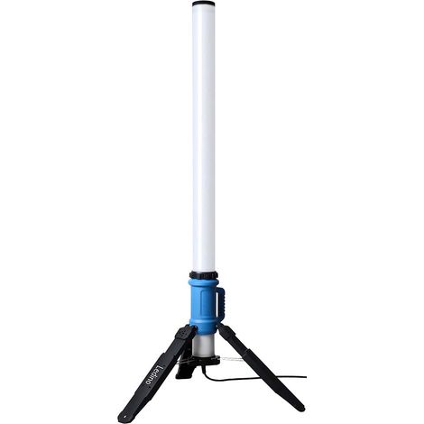 LED Lichtsäule Strahlersäule Arbeitsstrahler Alu Gelb IP69K H 150 cm