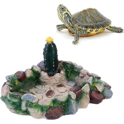 Gamelle pour reptiles en forme de cactus (1 pièce) (1/4)