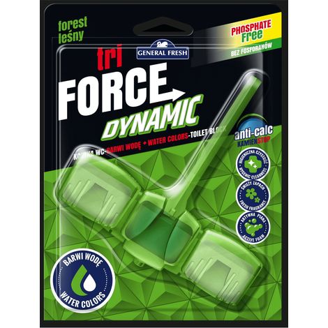 General Fresh Tri Force Toilettenwasser-Farbhänger Wald 54g (1/2)