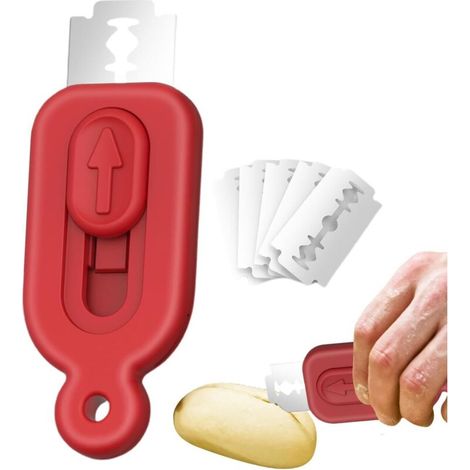Pour boulangerie : Lame à pain 5 lames Grignette professionnelle (1/5)