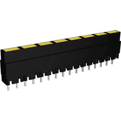 Signal Construct ZALS 081 Rangée de LEDs x8 jaune (L x l x H) 40.8 x 3.7 x 9 mm Q35626 (1/4)