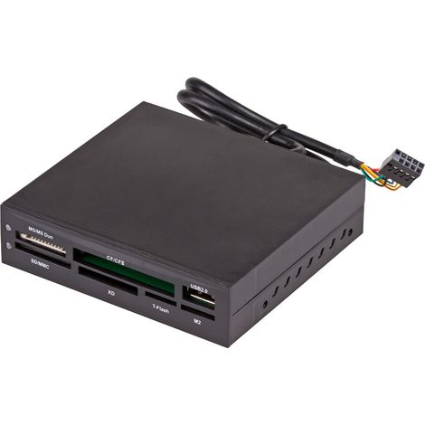 Lecteur de cartes mémoire interne Akyga AK-CA-37 3,5" USB 2.0 tout-en-un SD MS MC (1/3)