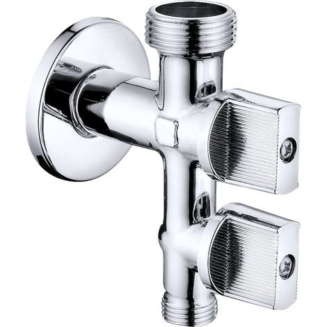 Válvula lavadora-lavabo vertical ½ x ¾ x 3/8 pulg