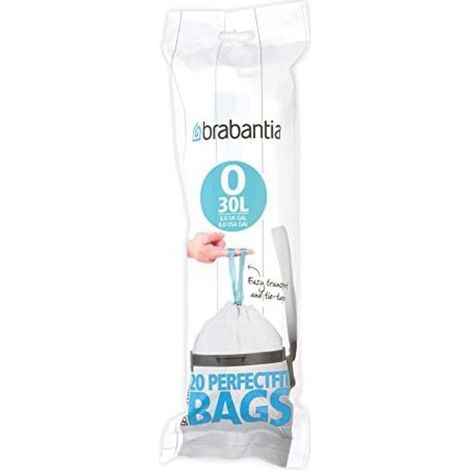 Rolle mit 20 Müllbeuteln Code O – 30 l – Perfekte Passform – Brabantia (1/2)