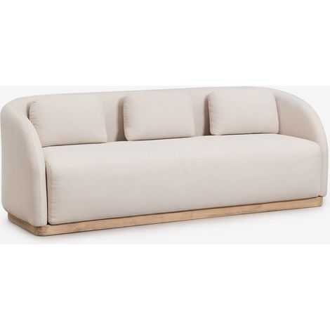 SKLUM 3-Sitzer Garten-Sofa aus Akazienholz Verona              Helles Akazienbraun                     