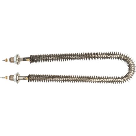 Tube chauffant électrique à ailettes en U, élément chauffant en acier inoxydable, 220 V, 1 kW (1/5)