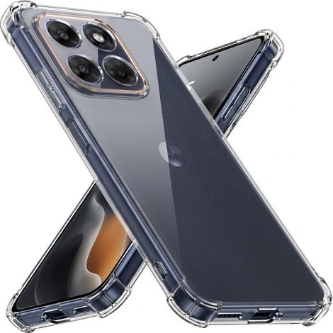 Étui Fusion pour Motorola Edge 70, résistant aux chutes, transparent (1/4)