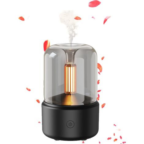 Diffuseur D Huiles Essentielles - Capacité 120 Ml - Technologie Ultrasonique - Fonction Lumière Ambiance Et Arrêt Automatique - Pour Chambre Bureau Ou Yoga - 1 Pièce (1/5)
