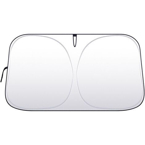 Pare Soleil Anti UV 145×80cm, Pare Brise Avant Pliable Intérieur, Voiture, SUV Camion, Isolation Thermique Couverture (1/5)