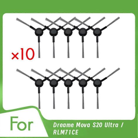 10er-Pack Seitenbürsten für Dreame Mova S20 Ultra / RLM71CE Staubsauger - Zubehör und Ersatzteile (1/5)