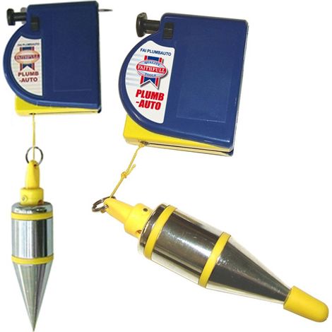 FAITHFULL Plomb conique automatique 400 g avec enrouleur (1/3)