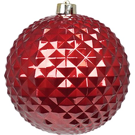 ARPIMEX Sfera di Natale con Punte D 150 Mm Plastica Rosso
