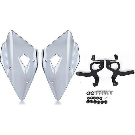 Blinker-Windschutzscheibe für BMW R1200GS, R1250GS, R1200, R1250 GS (2019–2022), F850GS, F750GS, F850, F750 GS – Windabweiser, hellgrau getönt