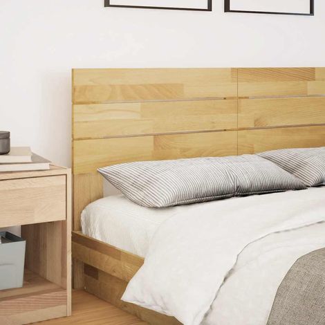 Testiera Testata del letto 135 cm in Legno Massello di Rovere (1/3)