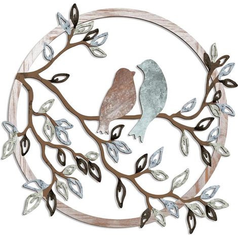 30 cm Art mural métal coloré, décoration murale pour intérieur extérieur maison (1/5)