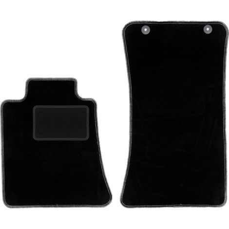 Tappetini anteriori per auto: Alfa Romeo Giulia 2x4 (2WD) berlina (2016-) neri (1/5)