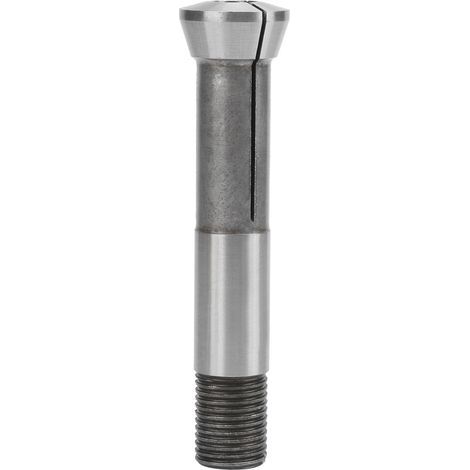 Mandrin de meulage fileté M20 avec pince élastique, remplacement pour affûteuse, 122mm x 11mm (1/4)
