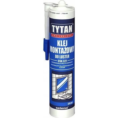 Colle de montage en titane 310 ml pour miroirs (1/5)