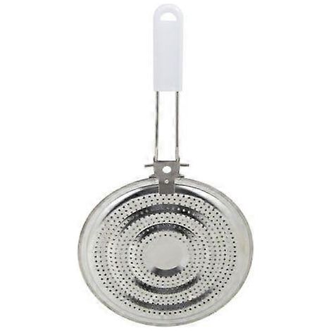 Diffuseur de chaleur pour brûleur de cuisinière à gaz grand format, compatible avec les plaques en aluminium chromé, pour une répartition uniforme de la chaleur.