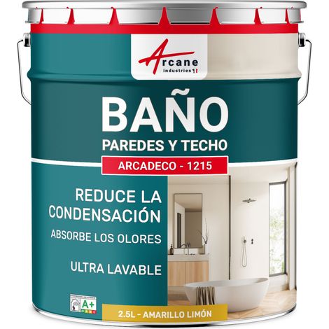Pintura impermeable baño: para paredes y techos de baño - ARCADECO - 1215