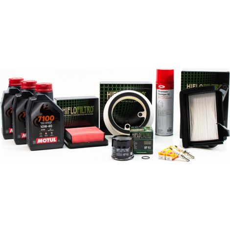 Kit Entretien Révision pour YAMAHA XP 530 TMAX de 2017 à 2020 - Huile MOTUL 7100 10w40 3L