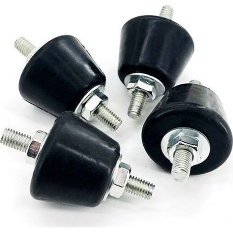 4 amortisseurs à goujons en caoutchouc, 4 x 3 x 3 cm, isolateurs antivibrations, pour pompes à chaleur mini-split, compresseurs d'air et moteurs diesel