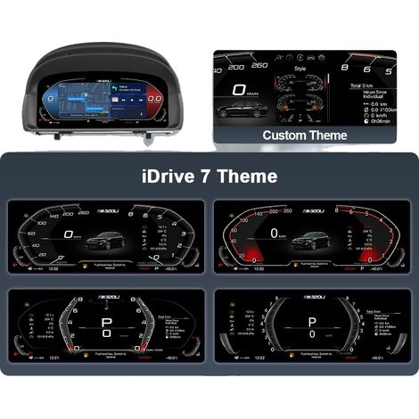 Tableau de bord numérique, CarPlay sans fil, compatibilité Android Auto, Version Carplay E84 (1/2)