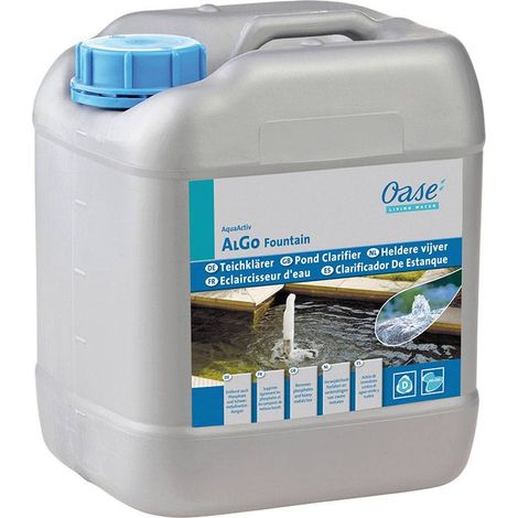 Oase AquaAktiv AlGo Fountain Teichklärer 5,0 Ltr. (1/2)