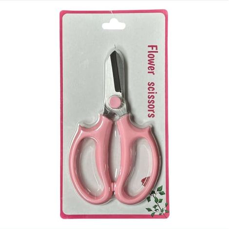 PH129 Ciseaux floraux roses à couvercle coloré - Ciseaux floraux professionnels pour fleuristes et passionnés de jardinage Rose - couleur (1/3)