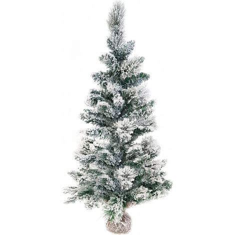 Albero di Natale Pinetto Innevato Del Nord 90 cm Piccolo molto bello realistico STI (1/3)