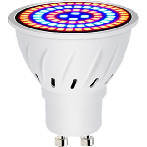 Cultivez l'ampoule 60 LED GU10 plante cultivez la lumière de jardinage de plante à spectre complet 220V intérieur pour le jardin de plantes d'intérieur succulentes Grow Light Bulb 60 LED (1/2)