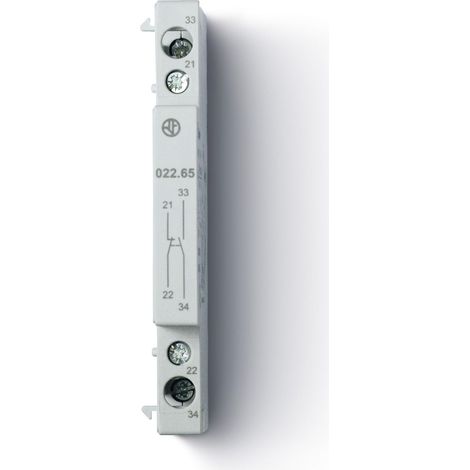 Modules Contacts auxiliaires 6A 1NO +1NC pour contacteur séries 2244 2264 FINDER 02265