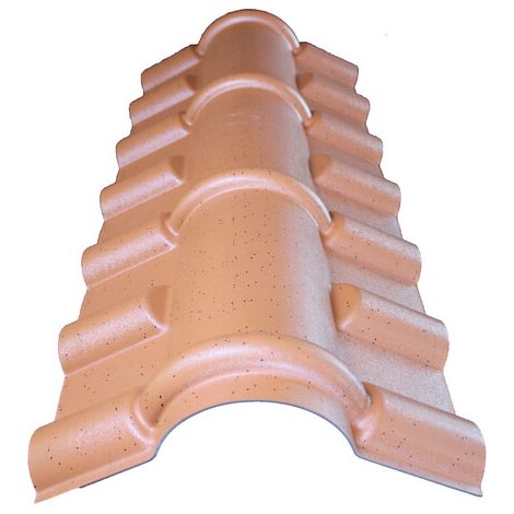 Colmo per tetto in PVC effetto tegola mini - Antico, 104 cm