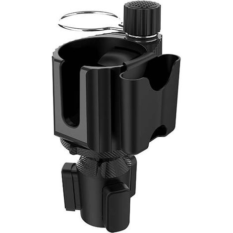 Ahlsen Adaptador de portavasos para automóvil expandible con soporte para teléfono ajustable - Organizador de bebidas para automóvil doble - Se adapta a bebidas y tazas grandes (1/5)