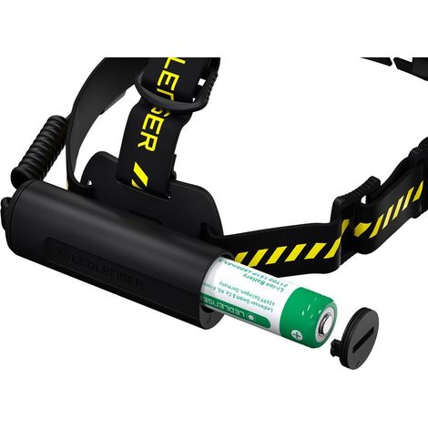 Ledlenser H7R Work linterna frontal negro y amarillo