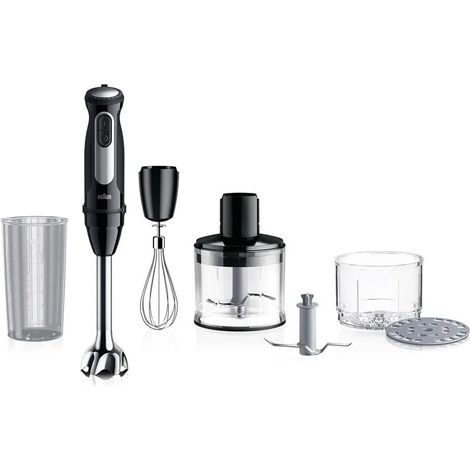 Braun MultiQuick 5 MQ55.254MBK 0,5 L Batidora de inmersión 1000 W Negro, Acero inoxidable