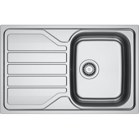 Evier Franke Flash FLL611-78 Inox Dekor Manu - Inox Dekor (1/2)