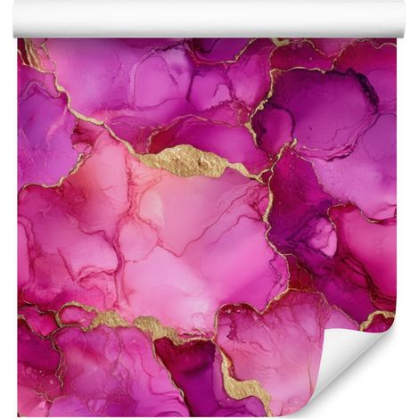 Papel pintado morado tinta, fondo morado para salón y dormitorio 50x1000 cm (1/5)