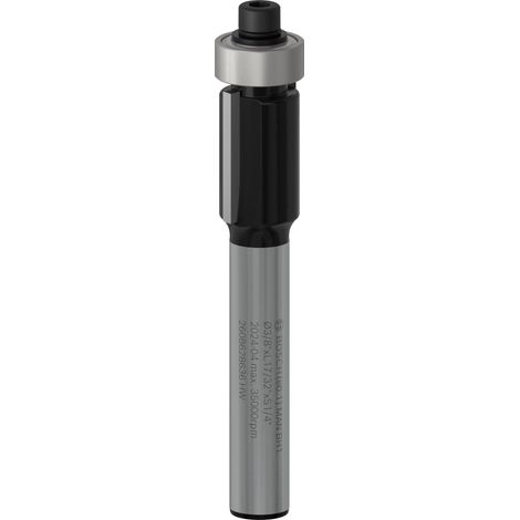 Bosch Trimmer PRO Router Bit Bottom Bearing Flush Trim 3/8 Shank 1/4 2608628636 (1/5)
