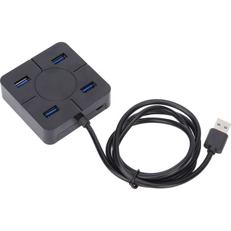 4-Port-USB-2.0-Hub, 480 Mbit/s Hochgeschwindigkeitsübertragung, multifunktionales Laptop-Zubehör (1/5)